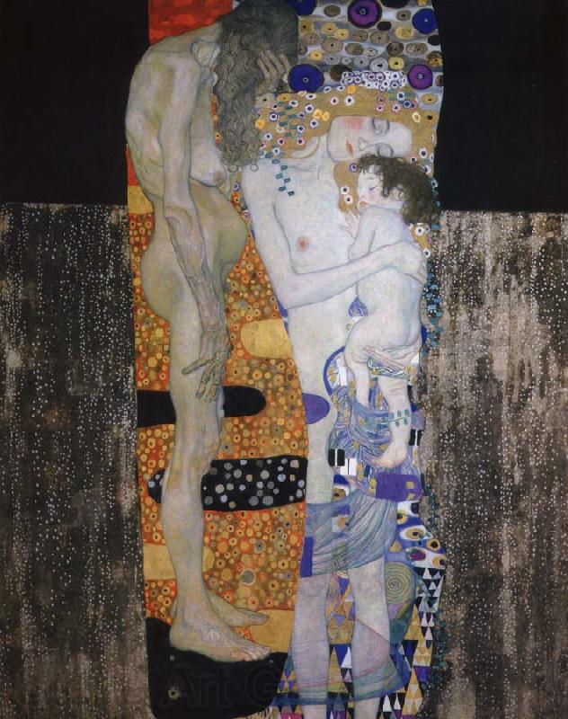 Gustav Klimt kvinnans tre aldrar Germany oil painting art